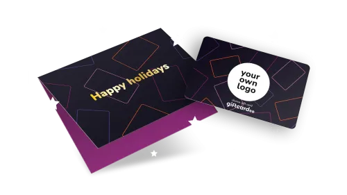 Christmas gift card for employees